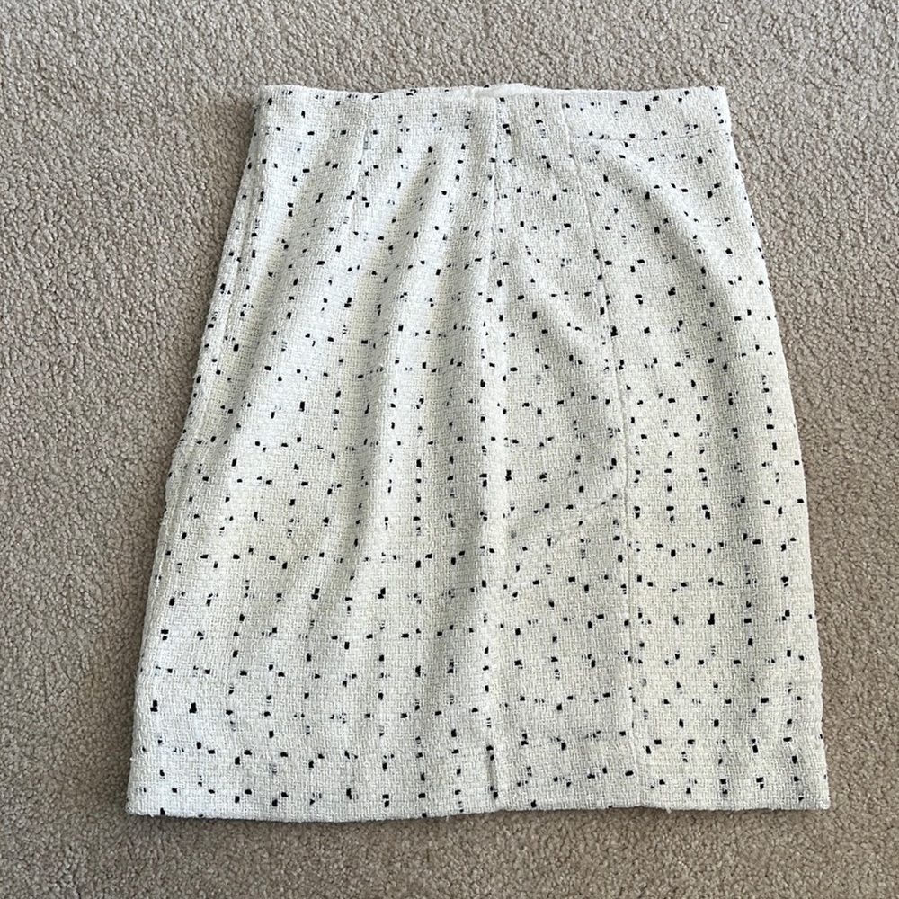 Ann Taylor Tweed Dot Pencil Skirt